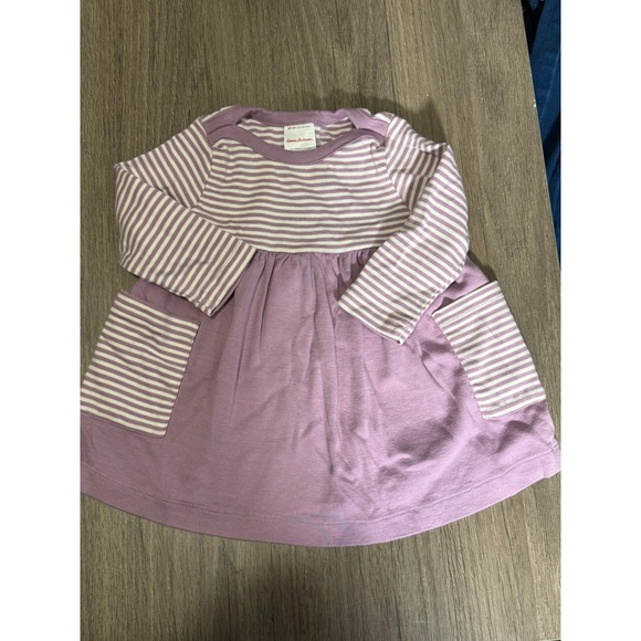 Hanna Andersson Other - Hanna Andersson Purple Dress 60cm‎ US 3-6 Months Long Sleeve Organic Cotton